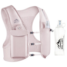 Zelvot Running Vest for Women Men, Hydration Vest with 500ml Water Bottle