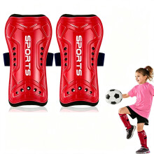 Football Shin Pads, Kids Youth Shin Guards Beginner Elite Athlete Perforated Breathable Shin Pad for Boys And Girls Football Games Leg Calf Protectiv