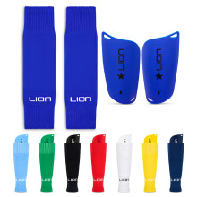 All-in-One Football Sleeve/Guard Combo for Kids – Matching Football Sleeves with Built-In Shin Guards – Perfectly Matches Your Kit Colours - Royal