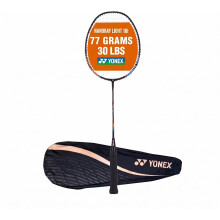 Yonex Nanoray Light 18i Graphite Badminton Racquet with free Full Cover (77 grams, 30 lbs Tension, Black)