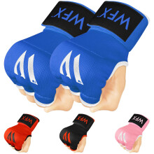 WFX Kids Junior Boxing Hand Wraps Inner Gloves Gel Padded Protection Gloves Pair Combat Sports for Young Fighters (Blue, Kids/Junior)