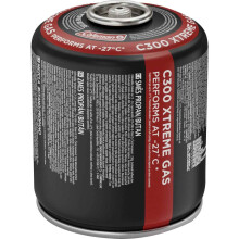 Coleman C300 Xtreme gas cartridge, valve cartridge with screw valve, suitable for camping stoves, camping grills or lamps, 230g powerful butane/propa