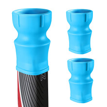 FINGER TEN Silicone Golf Ball Retriever for Putter Handle 2 Pack (Blue)