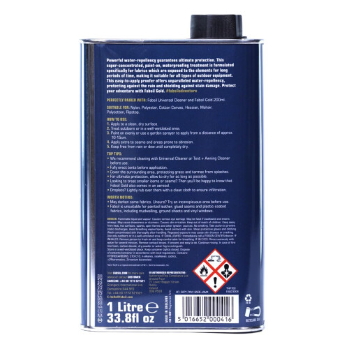 Fabsil Universal Silicone Water Proofer - Black, 1 Litre 1