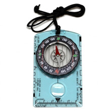 Hiking Navigation Compass with Luminous Dial & Baseplate Ruler – Portable Map Tool for Camping, Orienteering, Survival Kits and Travel