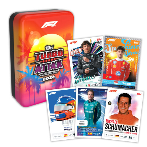 Topps Formula 1 2026 Turbo Attax - Mega Tin - Sunshine State 1