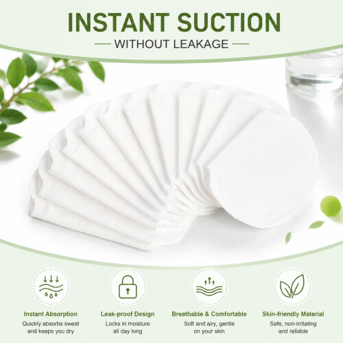 80 PCS Armpit Sweat Pads,Lightweight Underarm Sweat Stickers,Non Visible 2