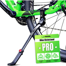 RBRL New Alloy Adjustable Rear Side Non-Slip Bicycle Bike Kickstand, Height Adjustable Bike Stand suitable for 24"-29" inches mountain bike/road bike