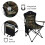 LuxeTrail Padded Folding Camping Chair, Ergonomic High-Back — Camo/Black 3