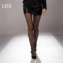 (4) Ultra Thin Floral Glitter Tights for Women, Sheer Black Sparkle Printed Pantyhose, Ballet Style Semi Sheer Stockings for Party Daily Wear