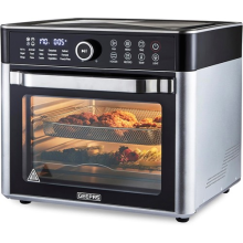 GEEPAS 22L Air Fryer Oven Digital Display Timer 15 Preset Mode Family Size 1700W