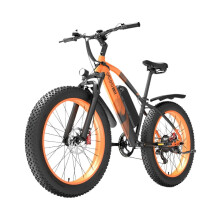 (Orange) Electric Bike 20Ah 48V 1000W Motor Recommended Top Speed 25KM/H 26 Inches Tire Electric Bicycle 150km Mileage Max Load 200Kg