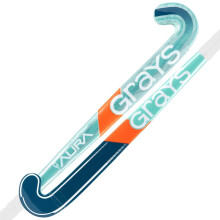 GRAYS Aura GT Junior Wooden Hockey Stick - Teal Navy 30"