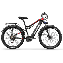 48V 17AH 1000W Recommended Top Speed 25KM/H 27.5*2.4 Inch Electric Bicycle 80-90KM Mileage Range Max Load 120KG