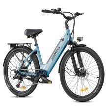 (Black & Blue) Electric Bike 36V 13AH 250W Motor Recommended Top Speed 25KM/H 26inch 100KM Max Mileage 120KG Max Load Electric Bicycle