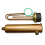 Willis External Immersion Heater - Copper Cylinder, 3kW Element & Thermostat 1