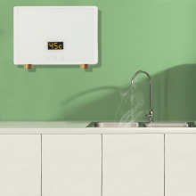 5500W Electric Instant Hot Water Heater Tankless Under Sink Tap Bathroom Kitchen