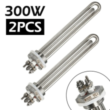 2pcs 12V 300W Electric Water Heater Element Boiler Hot Water Immersion Heating