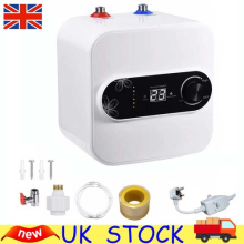 8L 1500W Electric Water Heater Under Sink Hot Water Storage Tank Boiler Kitchen