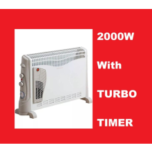 Convector Heater 2000W With Turbo Function 3 Heat Settings Thermostat 24hr Timer
