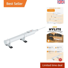 28W Wall-Mounted Ecoheater with Thermostat - Perfect for Garages & Small Spaces
