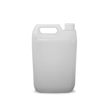 Lubrisolve 5 Litres HDPE Jerrycan and Tamper Evident Cap (38mm) – Natural Large Water Bottle Storage Container