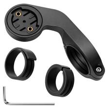 Out Front Bike Mount, Handlebar Computer Mount Compatible with Garmin Edge and Similar Devices, Cycling Computer Holder for Road and MTB 25.4mm and 3