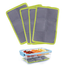 Mini Ice Packs, 4 Pcs of 6-Cell Reusable Small Ice Pack for Lunch Boxes