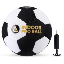 Top Bins Indoor Pro House Football - Soft and Safe Indoor Football Size 4 - Created for Inside Your Home and Yard - Gift for Boys or Girls with Pump