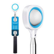 CHAMPKEY Golf Ball Retriever Single-Sided - Durable Stainless Steel Shaft with Non-Slip Grip | Golf Accessory for Water Hazards & Course Rough | Selec