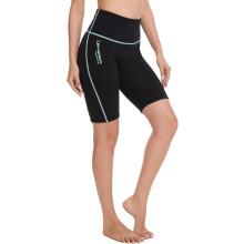 Lemorecn Women's Wetsuit Shorts 2mm Super Stretch Neoprene, GREEN,S