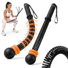 KUZARO Upgrade Weighted Ropeless Battle Ropes for Women, Quiet Adjustable Cordless Battle Ropes for Home Gym HIIT Cardio & Strength Training, Portabl