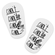 Ymapinc 2pcs Mini Shin Pads, Protective Soccer Ball Small Guards Pads Shin Defender Pad for Adult Youth Guards Football Equipment (White, PP+EVA)
