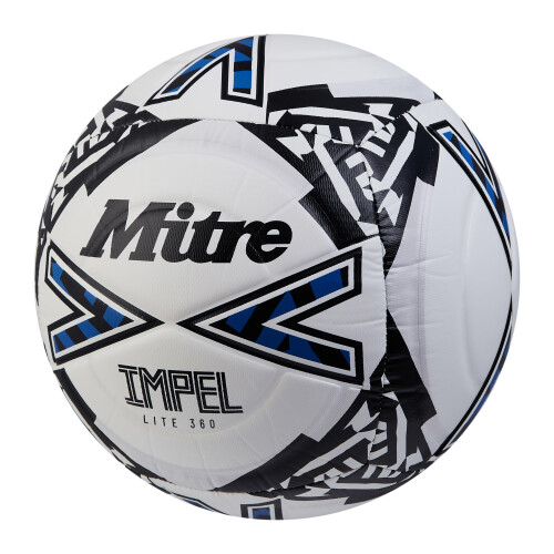 Mitre Mitre IMPEL LITE Football White/Black/Blue Size 5 1