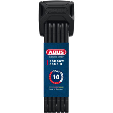 ABUS Bordo 6000K Folding Lock with SH Holder, 90 cm, Black