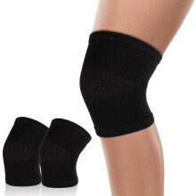 MBAIYO Kids Knee Brace Sleeve, 1 Pair Youth Knee Compression Sleeve Breathable Children Knees Support Pad Elastic Soft Knees Protectors for Kid Boys G