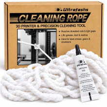 Ultrafashs Gear Floss Microfiber Cleaning Rope Kit for Bike 3D Printer - 40 Ropes with Lubricant Precision Tools