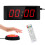 LUCKY TIME Gym Timer Clock with Start/Stop Button & Remote, LED Digital Timer with Remote, Large Stopwatch Countup Countdown Timer, Fitness Timer for 1