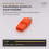 Acme ACME 636 Slimline Tornado Emergency Whistle, DG Orange 4