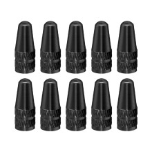 10 Pcs Black Presta Valve Cap, Aluminum Anodized Bike Valve Caps Used On Presta/French Valves Bike Tire Caps for MTB Road Racing Bicycle