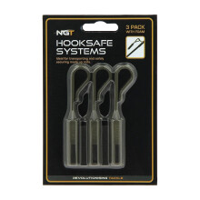 NGT FO-HOOKSAFE-3PC Pack Of 3 Hooksafe Systems In Green - Transparent, 3 Pack