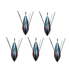 Fishing Grip Weight Set for Sea and Beach Fishing, Breakaway Style (5 Pack) 5oz, 6oz (6oz x 5)