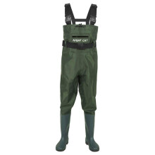 Night Cat Fishing Waders Waterproof: Men Chest Waders Hunting Green 10