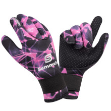 Summshall Wetsuit Gloves 3MM Neoprene Gloves Water Resistance Thermal Antislip Warm Swimming Gloves for Men Women Spearfishing Surfing Rafting Kayakin