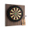 Fluxynara 60 x 60 cm Felt Dart Board Wall Protector, Walnut Brown 1