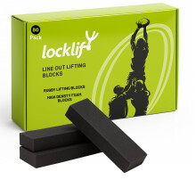 locklift Lineout Lifting Blocks – Pack of 6 – High Density Foam Blocks for Lineout Training – Compatible with Zinc Oxide & EAB Strapping – Ess