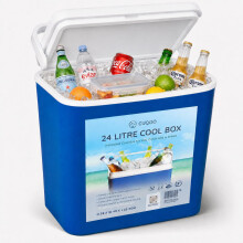 CUQOO Cool Box – Compact Insulated Ice Box for Camping, Beach, Travel & Picnics – Portable Cooler with Handle – Keeps Food & Drinks Cold for Hou