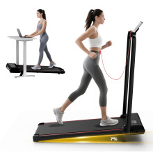 bigzzia Walking Pad with Incline 7%, Foldable Treadmills for Home 1-8KM/H