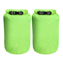 Desoto 2 Pcs Dry Bags Waterproof Dry Sack Boat Dry Bag Set (10L Green)