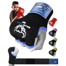 BEAST RAGE Boxing Wraps Hand Gel Gloves MMA 75cm Long Wrap Padded Elasticated Quick Boxing Punching Bag Training Muay Thai Hand Wraps set UFC Bandages